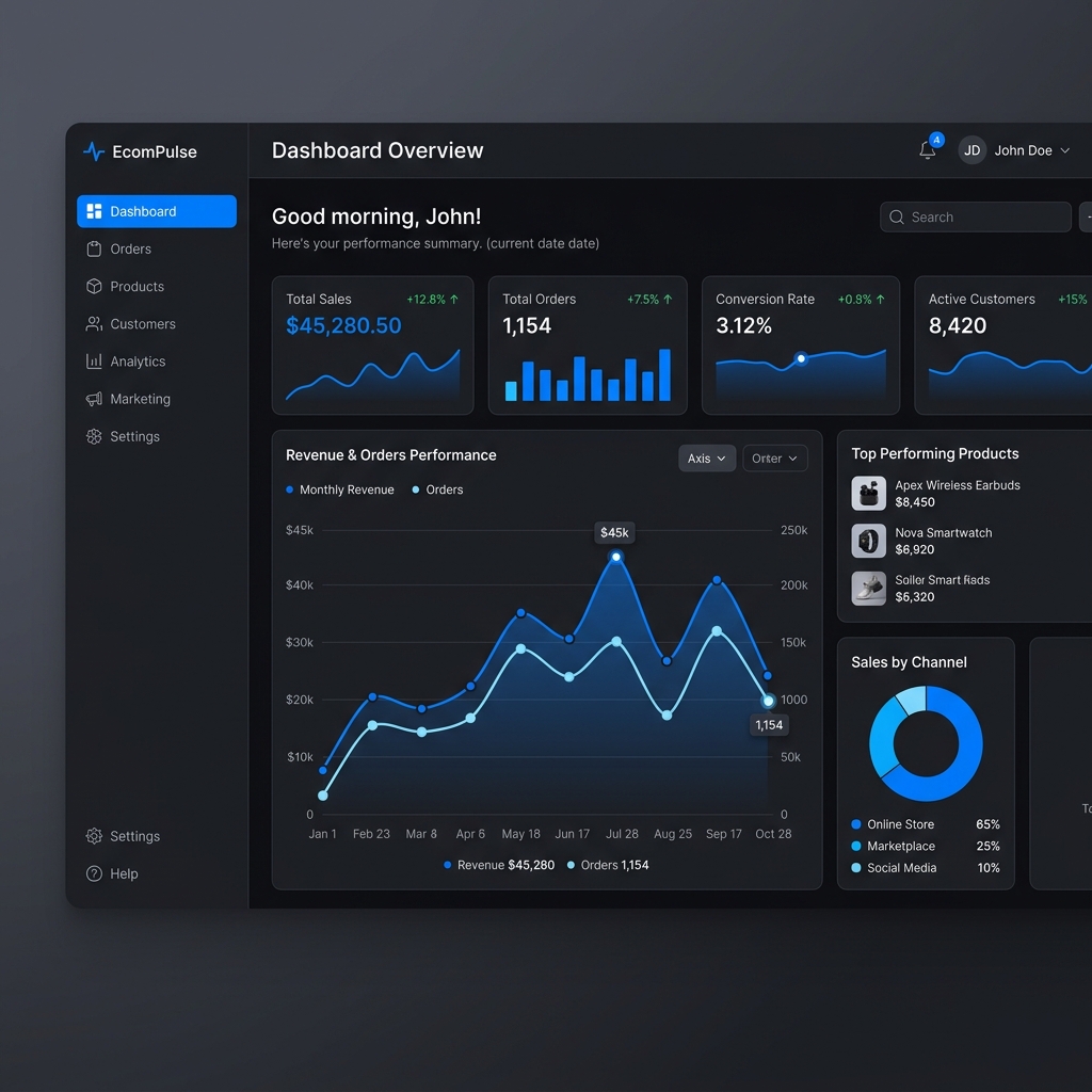 Ecommerce Dashboard
